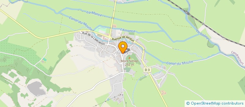 localisation de l'entreprise SCI AVAL  VITREY-SUR-MANCE