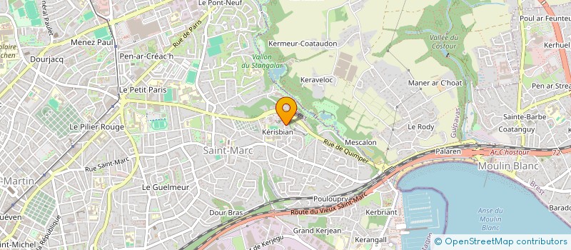 localisation de l'entreprise SCI AVALON  BREST