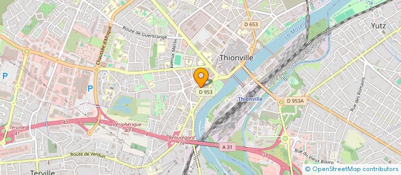 localisation de l'entreprise SCI AVALON à THIONVILLE