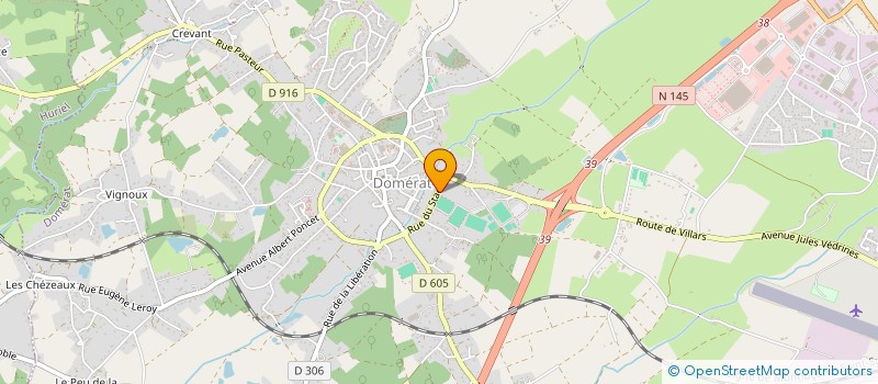 localisation de l'entreprise SCI AVALON-V à DOMERAT
