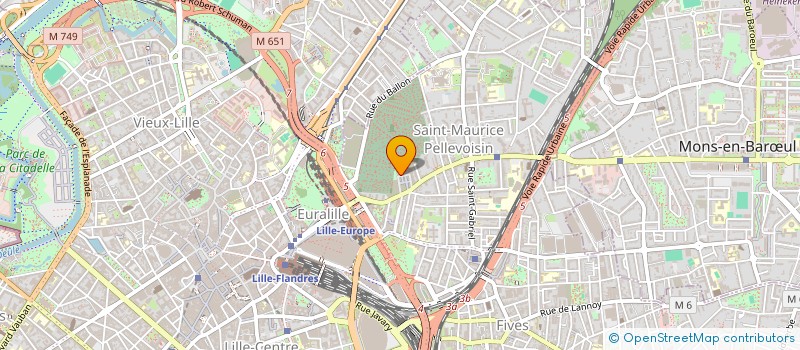 localisation de l'entreprise SCI AVALOR  LILLE