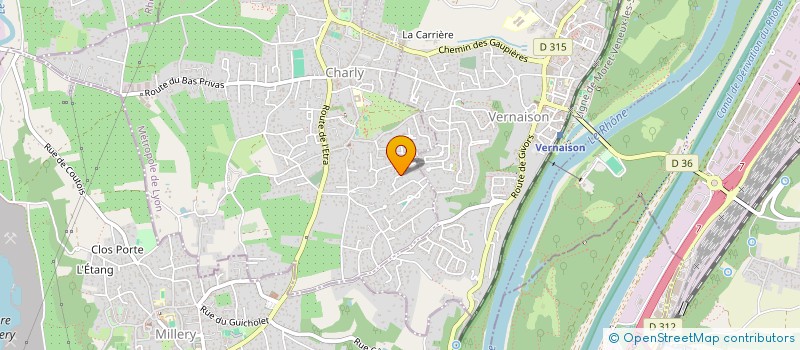 localisation de l'entreprise SCI AVAM  CHARLY