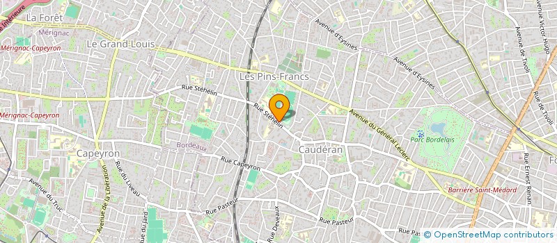 localisation de l'entreprise SCI AVAMA  BORDEAUX