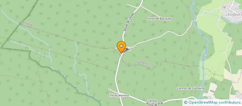 localisation de l'entreprise SCI AVANA  LEOGEATS