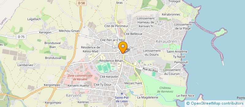 localisation de l'entreprise SCI AVANIM  SAINT-POL-DE-LEON