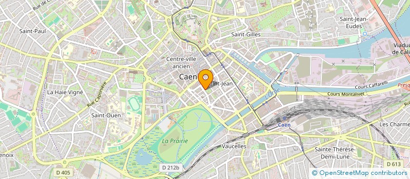 localisation de l'entreprise SCI AVANT SCENE à CAEN