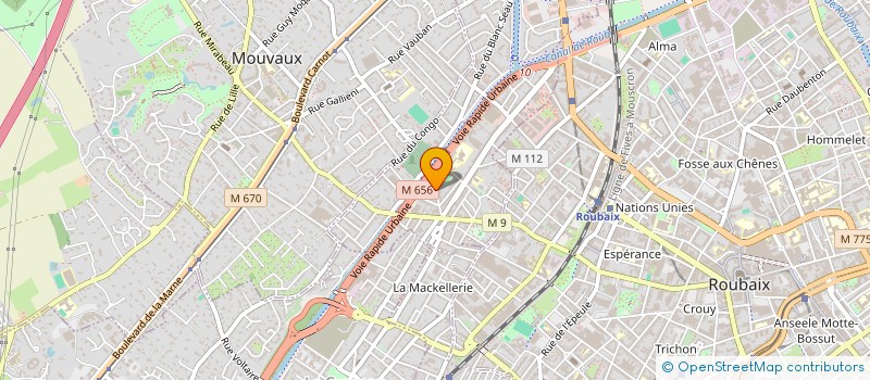 localisation de l'entreprise SCI AVANTAGE  TOURCOING