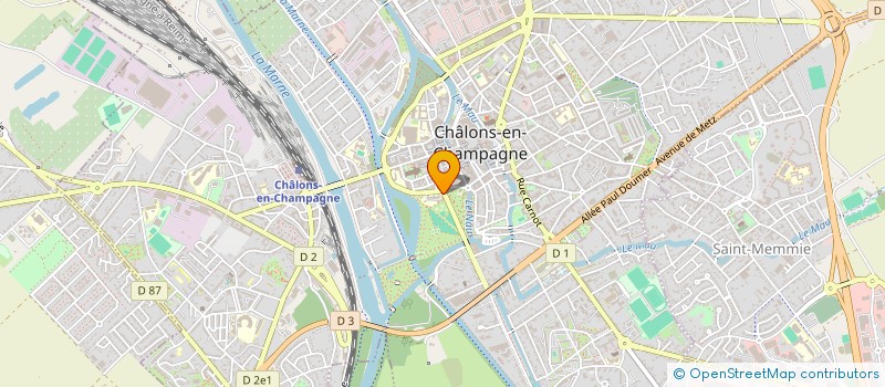 localisation de l'entreprise SCI AVANTAGE  CHALONS-EN-CHAMPAGNE