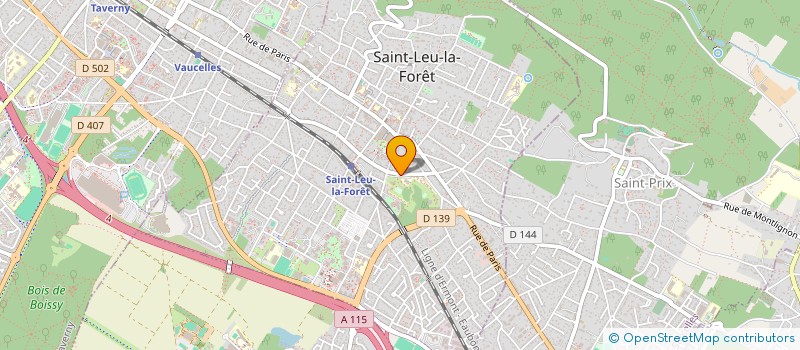 localisation de l'entreprise SCI AVANTAGE  SAINT-LEU-LA-FORET