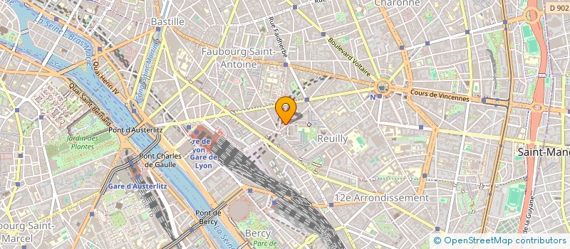 localisation de l'entreprise SCI AVANTI SUD OUEST  PARIS