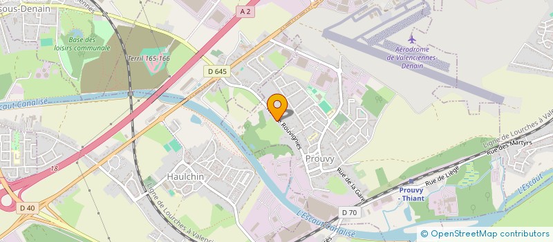 localisation de l'entreprise SCI AVANZATO ROLAND  PROUVY