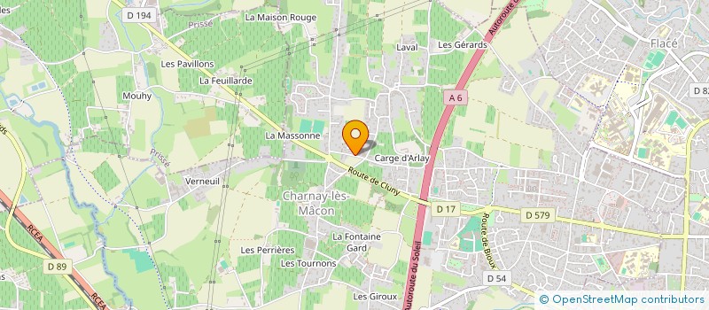 localisation de l'entreprise SCI AVB à CHARNAY-LES-MACON