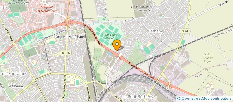 localisation de l'entreprise SCI AVCI IMMOBILIER  BETHENY