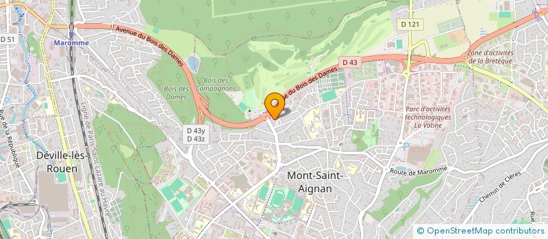 localisation de l'entreprise SCI AVCI-VORANGET  MONT-SAINT-AIGNAN