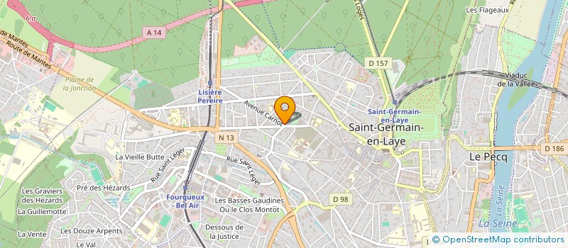 localisation de l'entreprise SCI AVE  SAINT-GERMAIN-EN-LAYE