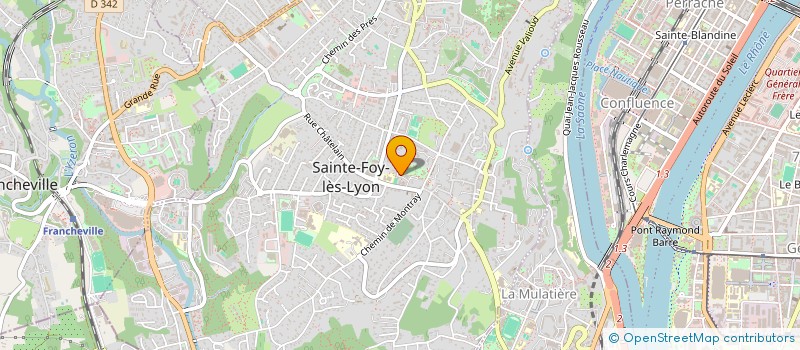 localisation de l'entreprise SCI AVE  SAINTE-FOY-LES-LYON