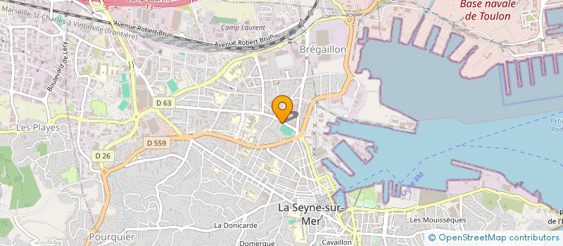 localisation de l'entreprise SCI AVE à LA SEYNE-SUR-MER