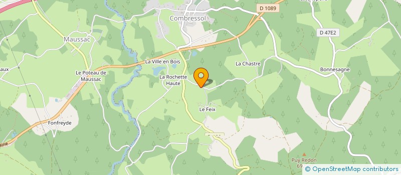 localisation de l'entreprise SCI AVEA COMBRESSOL  COMBRESSOL