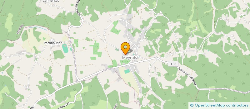 localisation de l'entreprise SCI AVEC  MEYRALS