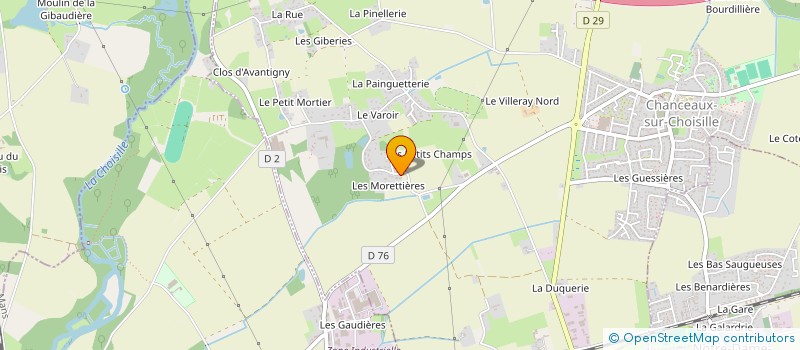 localisation de l'entreprise SCI AVEC à CHANCEAUX-SUR-CHOISILLE