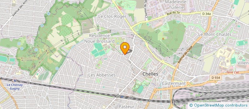 localisation de l'entreprise SCI AVEC GONCA  CHELLES