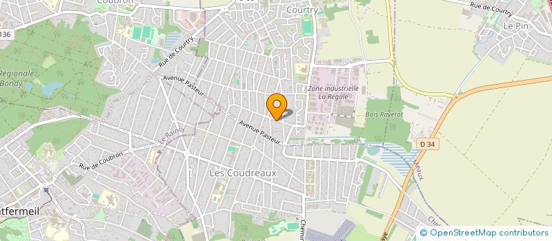 localisation de l'entreprise SCI AVEC IMMO à COURTRY