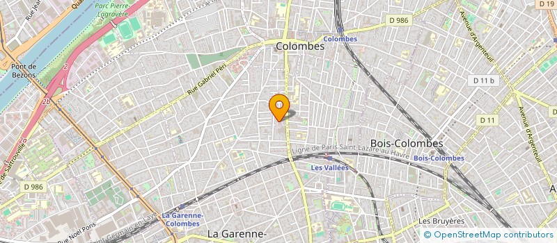 localisation de l'entreprise SCI AVEC UN S à COLOMBES