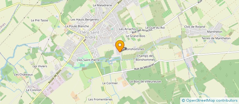 localisation de l'entreprise SCI AVEH à CLERY-SAINT-ANDRE