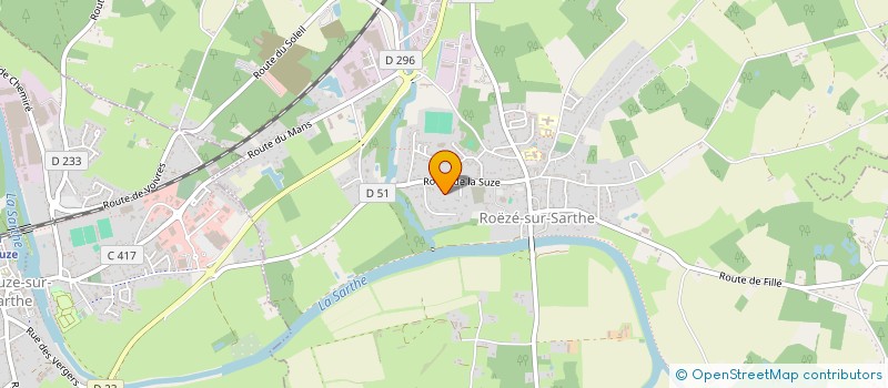 localisation de l'entreprise SCI AVEI  ROEZE-SUR-SARTHE