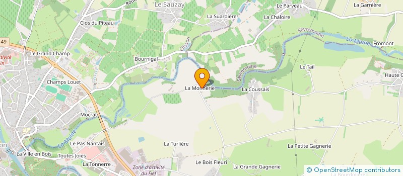 localisation de l'entreprise SCI AVEIRO  GETIGNE