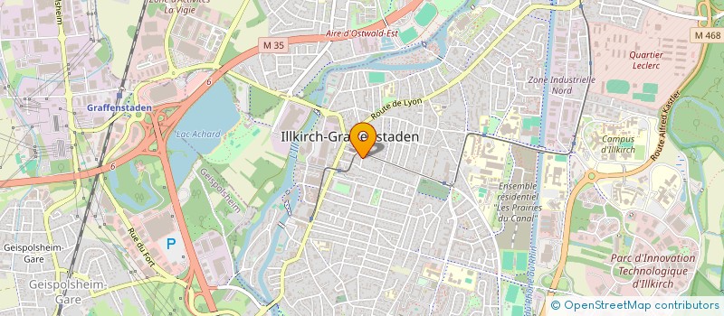 localisation de l'entreprise SCI AVEL BRAZ  ILLKIRCH-GRAFFENSTADEN