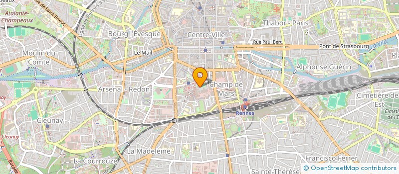 localisation de l'entreprise SCI AVEL D'IRISH  RENNES
