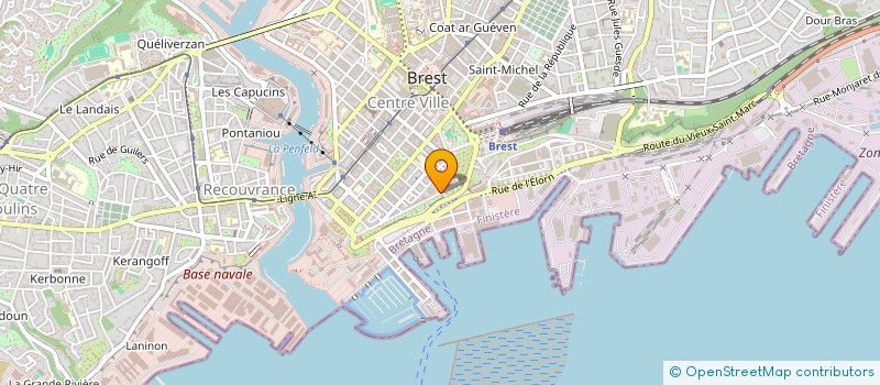 localisation de l'entreprise SCI AVEL EOL  BREST