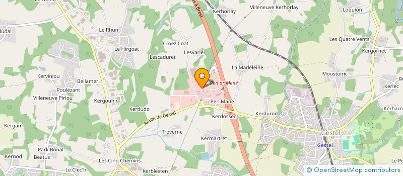 localisation de l'entreprise SCI AVEL MARC'H  GUIDEL