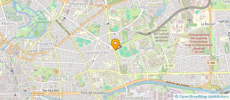 localisation de l'entreprise SCI AVEL PATRIMOINE  RENNES