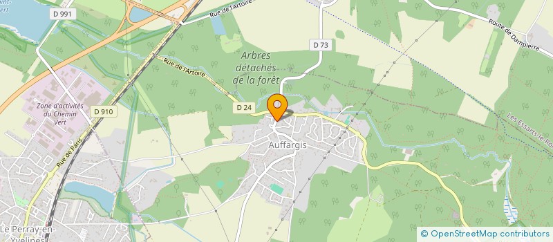 localisation de l'entreprise SCI AVELAR  AUFFARGIS