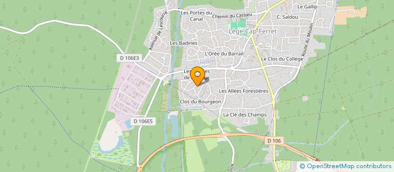 localisation de l'entreprise SCI AVELINA à LEGE-CAP-FERRET