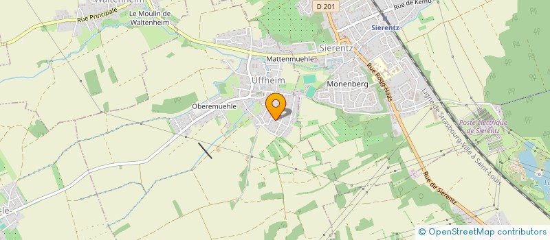 localisation de l'entreprise SCI AVELINES DE SIERENTZ  UFFHEIM