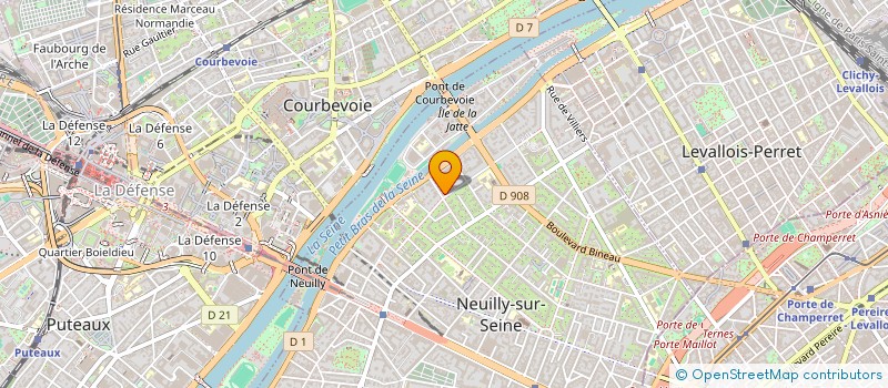 localisation de l'entreprise SCI AVELJO à NEUILLY-SUR-SEINE