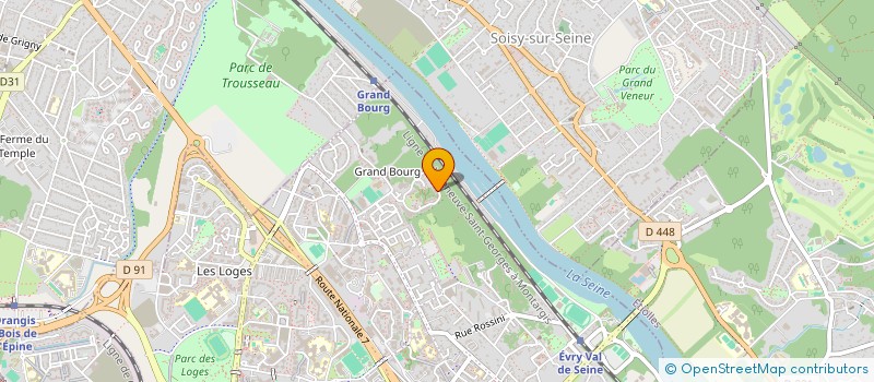 localisation de l'entreprise SCI AVEM 91 à EVRY-COURCOURONNES