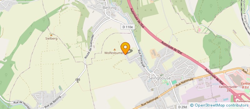 localisation de l'entreprise SCI AVEMA  SEINGBOUSE