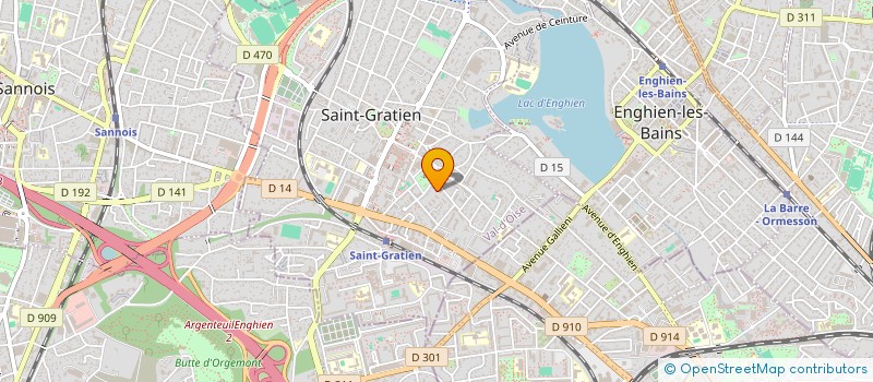 localisation de l'entreprise SCI AVENANCE IMMO  SAINT-GRATIEN