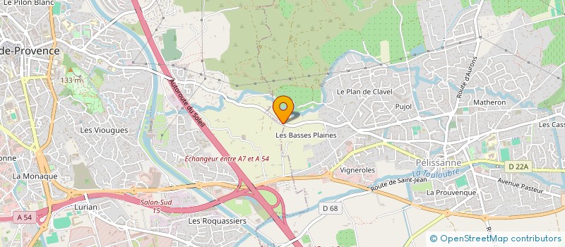 localisation de l'entreprise SCI AVENIDOR  PELISSANNE