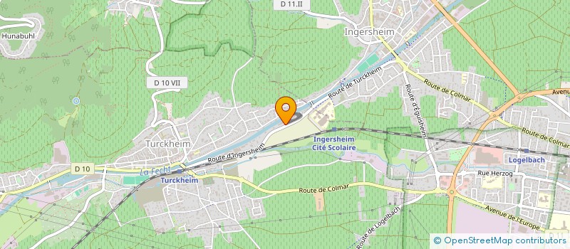 localisation de l'entreprise SCI AVENIR 1  TURCKHEIM