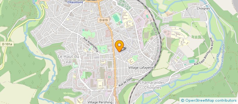 localisation de l'entreprise SCI AVENIR 21 à CHAUMONT