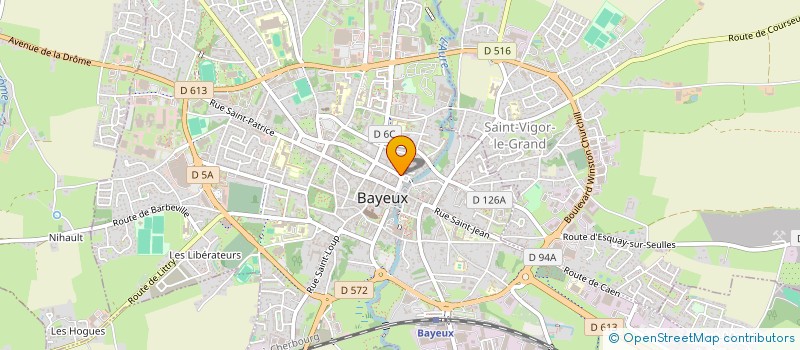 localisation de l'entreprise SCI AVENIR  BAYEUX