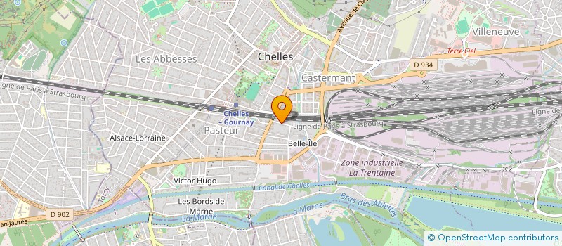 localisation de l'entreprise SCI AVENIR à CHELLES