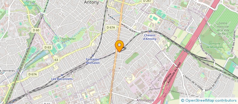 localisation de l'entreprise SCI AVENIR à ANTONY