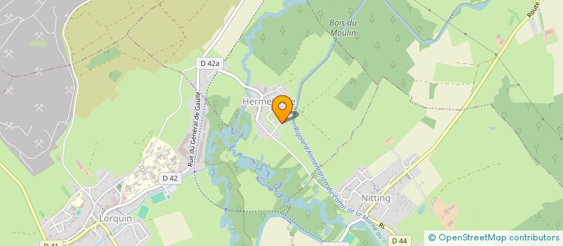 localisation de l'entreprise SCI AVENIR  LANEUVEVILLE-LES-LORQUIN