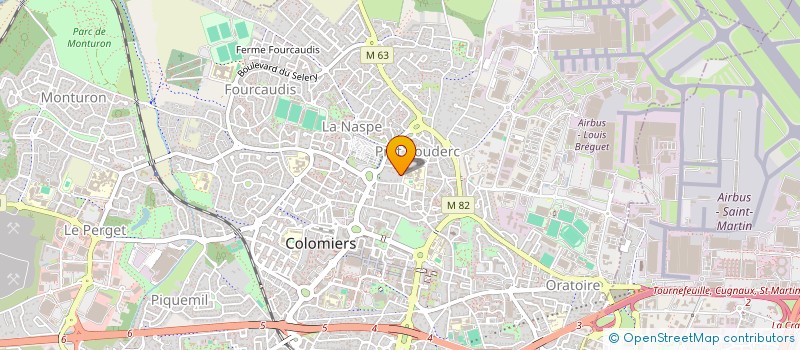 localisation de l'entreprise SCI AVENIR à COLOMIERS
